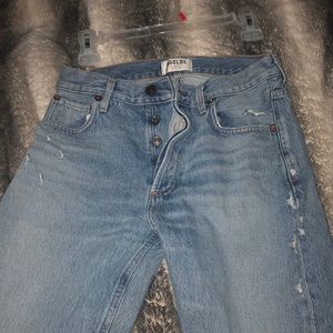 AGOLDE High rise straight leg jean